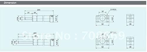 SR-30 pneumático amortecedor de amortecedor hidráulico Damper de 30 mm SR-30