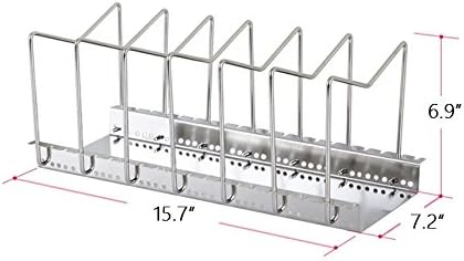 Tech-organizador de casa Tecnual dobrável e ajustável auto-drenagem secagem rack rack maconha rack pan organizador rack com 6