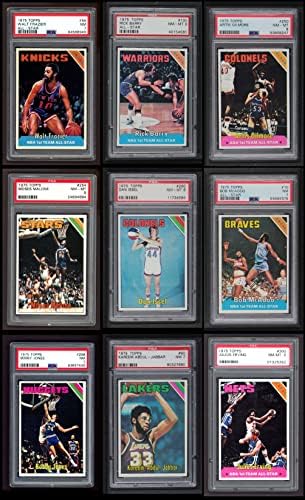 1975-76 Conjunto completo de basquete do Topps - Premier NM