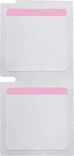Brady Color Polyester Label - Rótulos de identificação de laboratório - Compatível com BBP33 Label Printer - 1 pol. Largura, 1 pol. Altura - Pink
