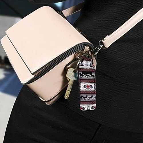 Kichain de compra de chapstick titular com clipe de metal protetor de batom elástico bolsa pequena para crianças portador de manga de chaveiro