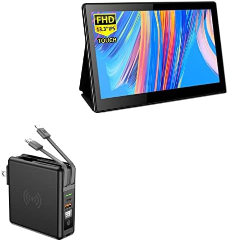 Charger de ondas de caixa compatível com Magedok OLED portátil Touchscreen Monitor PI X6 - Carregador de parede sem fio Rejuva,