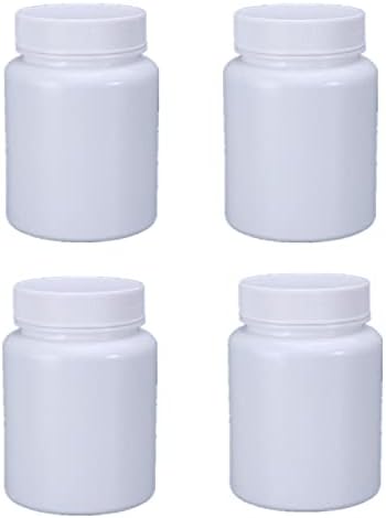 4pcs vazios de comprimidos de remédios vazios Organizador de medicamentos de medicamento plástico garrafas de pílula de reagente cápsulas