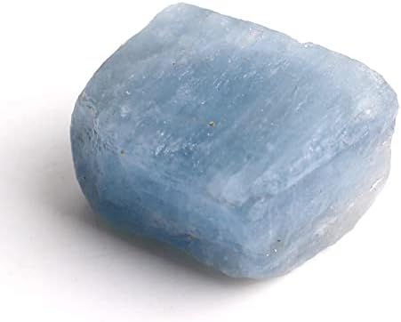 Qiaononai zd1226 1pc azul natural barite quartzo cálculos de cristal baryte gemstone heling cura minerais espécimes exploração