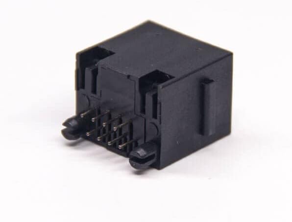 GXMRHWY 30PCS 8P8C RJ45 CONECTOR 180 GRAUS TIPO DE DIP PORTURA ATRAVÉS