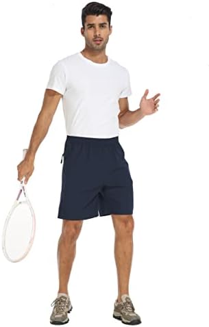 Shorts de carga de caminhada masculina shorts leves rápidos secos para homens treino shorts atléticos com bolsos laterais