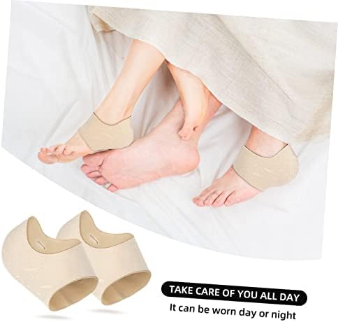 Doitool 1 par de pano capa protetores para os pés para meias hidratantes de meias pés meias hidratantes meias de salto de