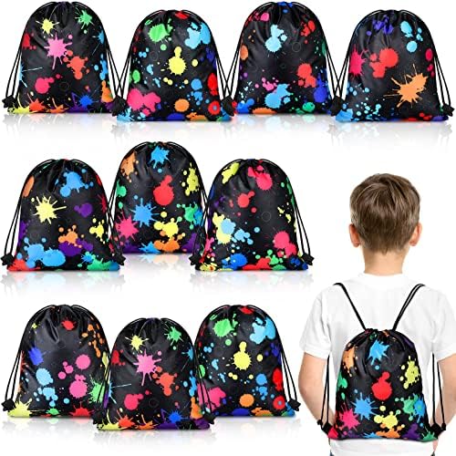 Woanger Neon Bags Neon Party Favors Glow Party Sacos Backpacks Backpacks Goodie Candy Bags para brilhar em suprimentos