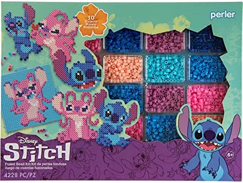 Perler Disney Stitch Crafts, tamanhos de padrões variam, multicolor 4429