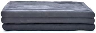Mattão de Leewadee Luttion XL-confortável almofada de massagem tailandesa, colchão de piso de relaxamento dobrável cheio de kapok ecológico, perfeito para usar como um tapete de dormir 79 x 39 polegadas, antracite