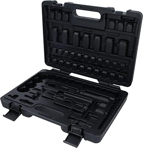 KS Tools 918.0678-99 Caixa vazia plástica para 1/4 de polegada + 1/2 polegada Chrome + Scocket Spocker Conjunto 78 peças [ASIN