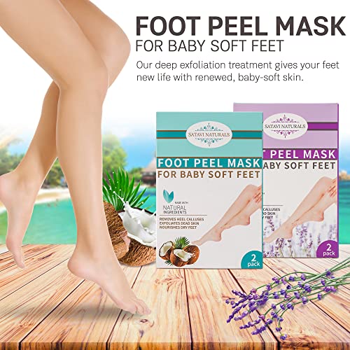 Máscara hidratante do pé para pés para pés rachados seco - esfoliando o tratamento da máscara de pé para saltos de calos rachados