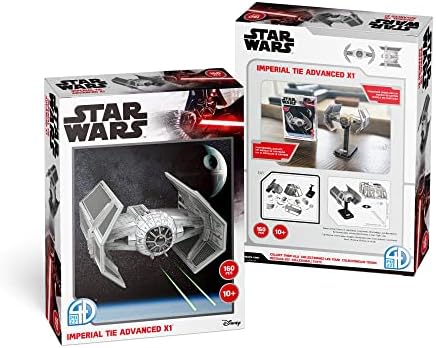 Jogos Universitários Star Wars Imperial Tie Avançado X1 Kit de modelo de caça, Gray,