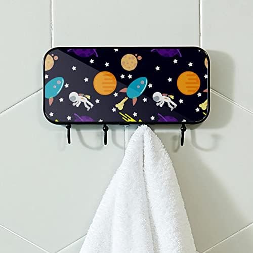 Lyetny toalheiro de toalhas de parede montada toalha de toalha decoração de banheiro decoração de roupão de roupão de casaco