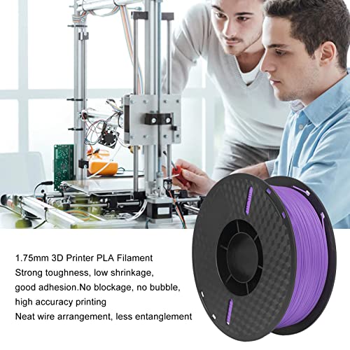 Filamento de 1,75 mm do PLA, filamento de impressora 3D 1kg Spool de resistência forte e sem fumaça para dispositivos industriais