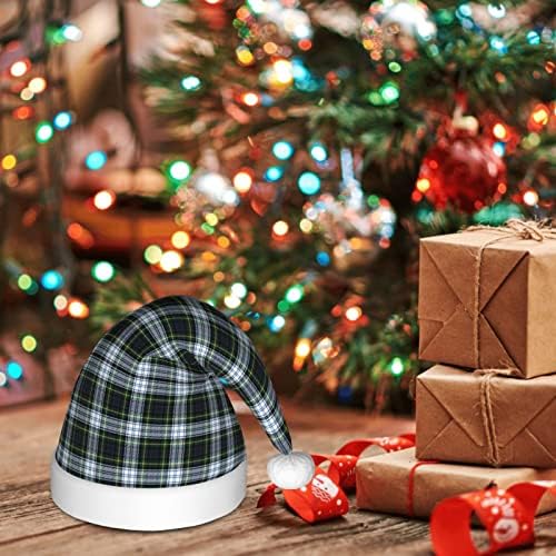 Yssammns Hat Christmas, chapéu de férias de Natal para crianças, chapéu de Santa Classic Unisex para festa de ano novo de Natal