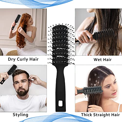 Escova de ventilação de destruição de cabelo para mulheres e homens sopram o estilo de secagem molhada
