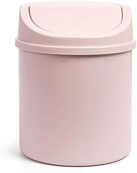CHDHALTD Desktop Mini lata de lata de lixo, cesto de armazenamento criativo de cesto de banheiro limpeza de lixo de