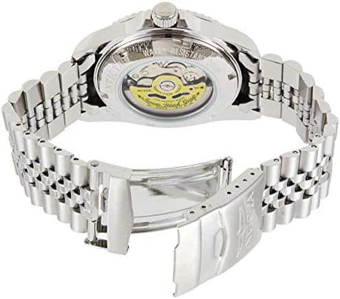 Invicta Men's Pro Diver Relógio automático com banda de aço inoxidável, prata