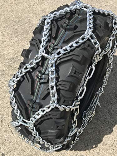 Tirechain.com Suzuki LT-F400F King Quad FSI 25x10-12 traseiro, não cravejado de diamante ATV Pneus Correntes