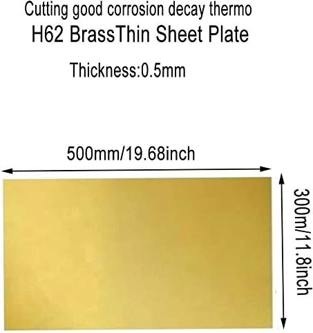 Z Crie design Placa de latão de bronze Placa de papel alumínio da folha de ouro H62 Folha de experimentos DIY Espessura