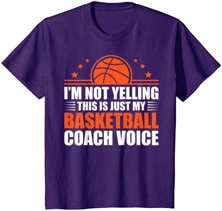 Treinador legal de basquete para homens T-shirt para homens de basquete para homens