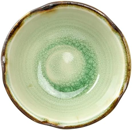 Vidro cinzas videiras em forma de ameixa em forma de 4,7 x 2,8 polegadas | Louça de jantar japonesa prato pequeno
