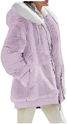Coats de inverno cotecram para mulheres moda plus size sharda jaqueta lã de helicóptero quente fora roupas macus camisola