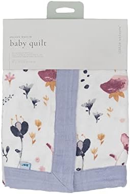 Little Unicorn Fairy Gardens Deluxe Muslin Quilt | Muslin rayon de Bamboo | Cobertor super macio | Bebês e crianças pequenas