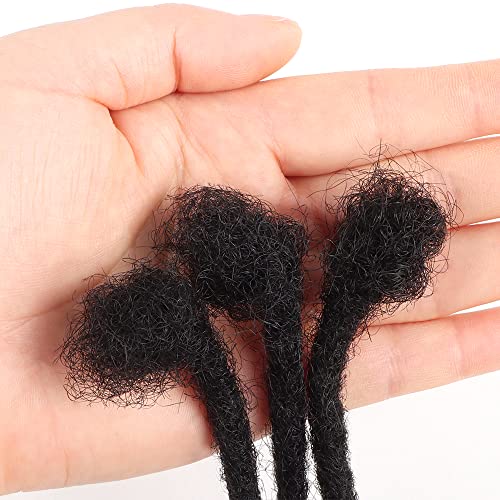 OrientDreads afro extensões de localização de cabelo humano 0,4cm 0,6cm 0,8cm Espessura Extensões de dreadlock de cabelo