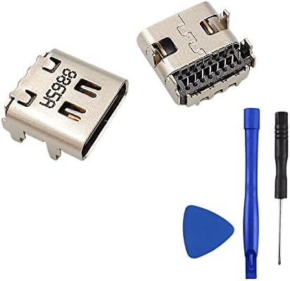 Komsunma USB Charging Port Connector Module Substituição compatível com JBL Charge 4 Bluetooth Alto -falante tipo C JACK CARGA