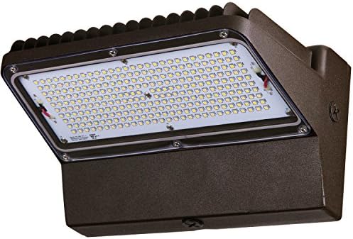 Sunlite LFX/WP/89W/50K Pacotes de parede LED Pacote HPS hids hid repollowl mount updoor externo, acabamento branco de bronze de 5000k branco