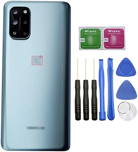 UbrokeIcixit para o OnePlus 8T Habitação Painel traseiro Tampa de vidro Tampa de vidro Substituição para OnePlus 8T 6.55