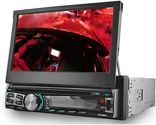 XO Vision X358 7 Receptor de DVD na tela de toque no painel com entradas frontais USB e AV