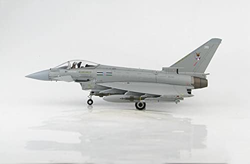 Hobby Master Eurofighter Typhoon FGR4 ZK361, 12 SQn, RAF/Qatar Emiri Força Aérea, RAF Coningsby, 2020 1/72 Aeronave Diecast Modelo pré-construído