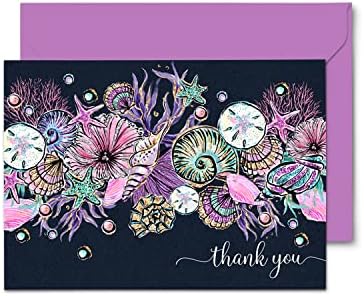 Costos de agradecimento encantadores de casos de agradecimento de todas as ocasiões com envelopes - nota individual de agradecimento