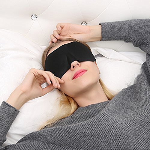 Máscara leve e confortável, super macia, do sono, 4 pacote leve e confortável super macio com plugues de orelha de 4 pacote