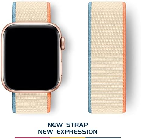 Bandas esportivas compatíveis com banda de relógio Apple, nylon sport loop bands strap wrists compatíveis com o iwatch Apple