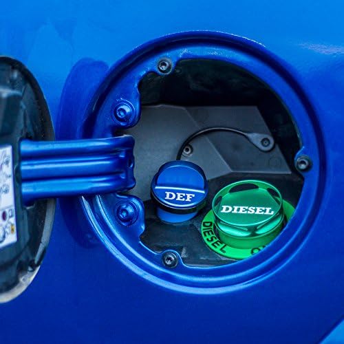Pacote de combinação de combustível diesel magnético + acessório de tampa def para Dodge Ram Truck 1500 2500 3500 com