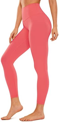 Crz Yoga Butterluxe Womens Workout Perneiras 26,5 ''- Calças de ioga de cintura alta de comprimento total