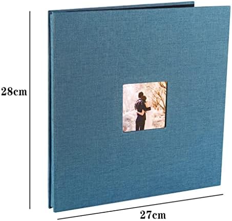 N/A 16 polegadas Linen DIY Álbum de fotos Fotos de casamento Fotos de recortes de papel Crafts Afters Sticky