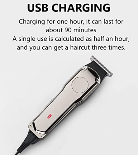 Barbeiro tesoura de tesoura de cabelo para homens, fader for masculk Head Hair Trimmer crianças podem usar cliperes elétricos de design moderno senso recarregável Razor