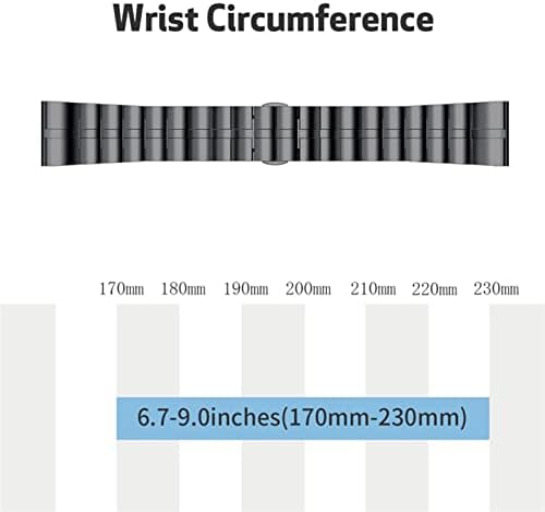 SNKB 26mm Redução rápida banda Metal Metal Easy Fit Aço inoxidável Bandas de relógio pulseira para Garmin Fenix ​​7x