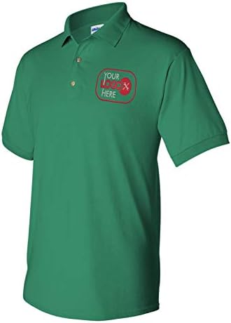 LOGO LOGO ALTO Bordado Jersey Polo, camisa polo de mistura seca, logotipo da sua empresa
