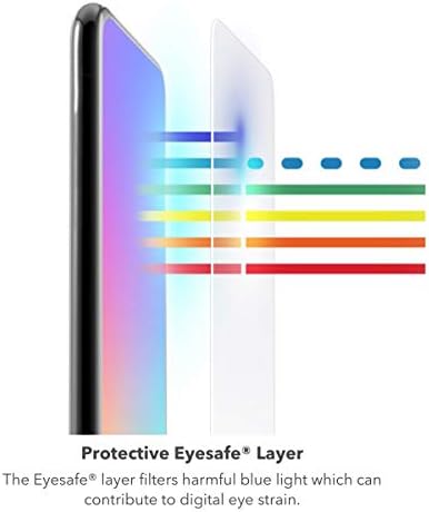 Zagg Gear4 Crystal Palace Snap Case - Proteção de impacto claro com Magsafe & Zagg InvisibleShield Glass Elite VisionGuard+ Protetor