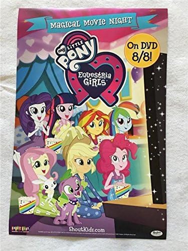 My Little Pony - 12 x18 d/s original filme promocional Poster SDCC 2017 Fluttershy Equestria Girls