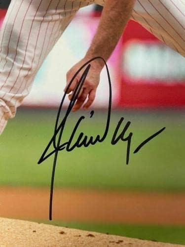Jaime Moyer assinou autografado Philadelphia Phillies 8x10 foto JSA #HH53795 - Fotos de MLB autografadas