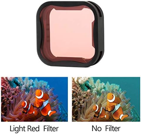 Soonsun Filtro de lente de 3 pacote Red / Magenta / ND8 Filtro para o herói GoPro 5 6 7 preto, filtro de mergulho de snorkel