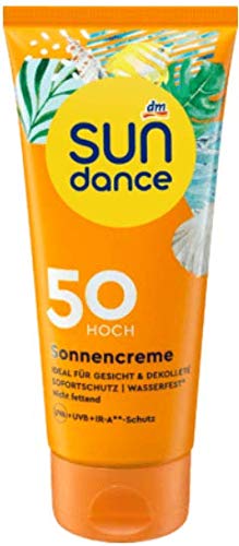 Protetor solar da dança solar SPF 50, 100 ml, vegano - produto alemão