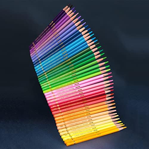 ZLXDP 120 Cores esboço profissional Cor de cor aquarte a aquarela Lápis para colorir material de arte para estudantes de escola para colorir